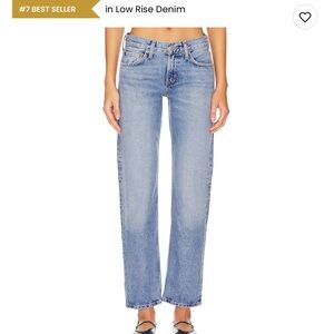 AGOLDE low rise jeans